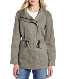 Halogen Drawstring Waist Washed Parka